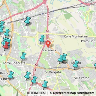 Mappa Via Alcesti, 00133 Roma RM, Italia (3.617)