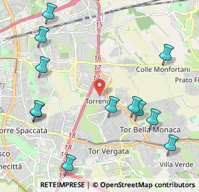 Mappa Via Alcesti, 00133 Roma RM, Italia (2.71833)