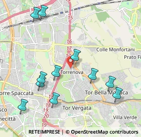 Mappa Via Alcesti, 00133 Roma RM, Italia (2.40273)