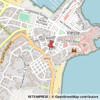 Mappa Via Madonna della Libera, 27, 71019 Vieste, Foggia (Puglia)