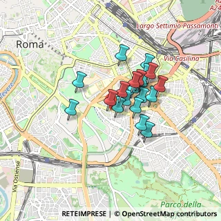 Mappa Via Licia, 00183 Roma RM, Italia (0.6535)