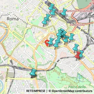 Mappa Via Licia, 00183 Roma RM, Italia (1.1155)