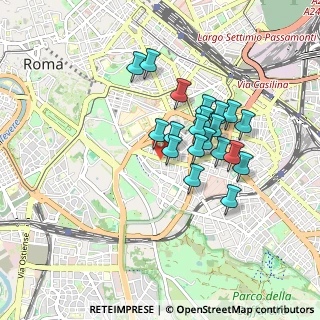 Mappa Via Licia, 00183 Roma RM, Italia (0.75)