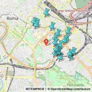 Mappa Via Licia, 00183 Roma RM, Italia (0.9175)