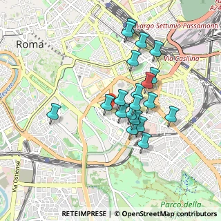 Mappa Via Licia, 00183 Roma RM, Italia (0.831)