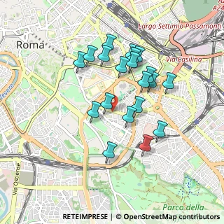 Mappa Via Licia, 00183 Roma RM, Italia (0.8465)