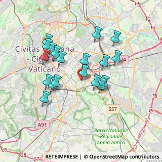 Mappa Via Licia, 00183 Roma RM, Italia (3.54316)