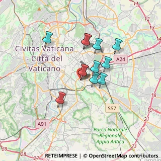 Mappa Via Licia, 00183 Roma RM, Italia (2.71692)