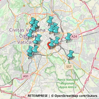 Mappa Via Licia, 00183 Roma RM, Italia (3.5095)