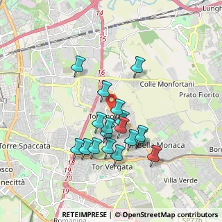 Mappa Via di Tor Bella Monaca, 00155 Roma RM, Italia (1.67278)
