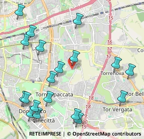 Mappa Via Francesco Tovaglieri, 00186 Roma RM, Italia (2.82789)