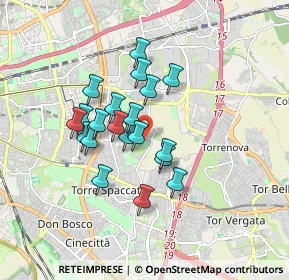 Mappa Via Francesco Tovaglieri, 00186 Roma RM, Italia (1.435)