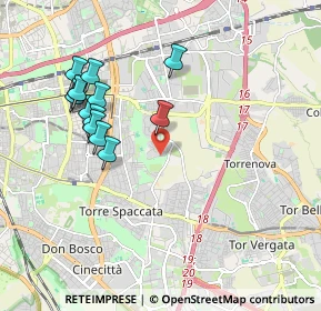 Mappa Via Francesco Tovaglieri, 00186 Roma RM, Italia (2.03154)