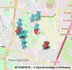 Mappa Via Francesco Tovaglieri, 00186 Roma RM, Italia (0.9235)