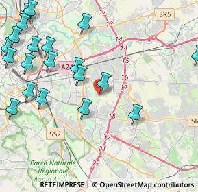 Mappa Via Francesco Tovaglieri, 00186 Roma RM, Italia (5.833)