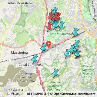 Mappa Via Giulio Venzi, 00165 Roma RM, Italia (2.2995)