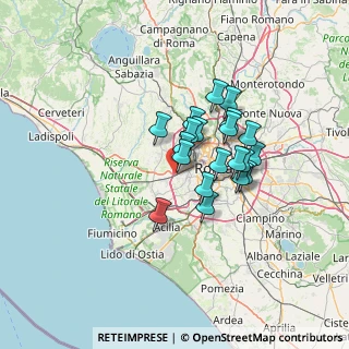 Mappa Via Giulio Venzi, 00165 Roma RM, Italia (10.3845)