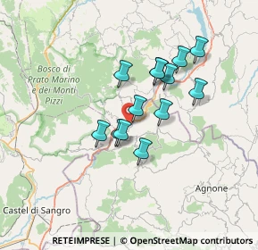 Mappa Via Galileo Galilei, 86080 Sant'Angelo del Pesco IS, Italia (5.60538)