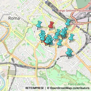 Mappa Via Alesia, 00183 Roma RM, Italia (0.6815)