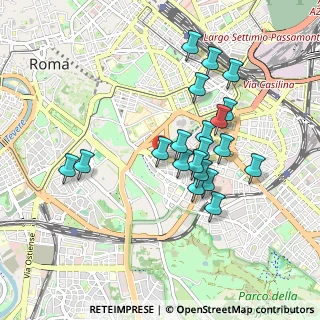 Mappa Via Alesia, 00183 Roma RM, Italia (0.8735)