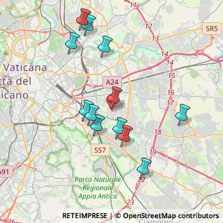 Mappa Via Francesco Ferraironi, 00172 Roma RM, Italia (4.04167)