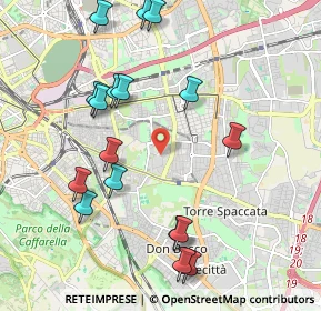 Mappa Via Francesco Ferraironi, 00172 Roma RM, Italia (2.37235)