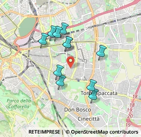 Mappa Via Francesco Ferraironi, 00172 Roma RM, Italia (1.65818)