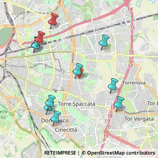Mappa Via Francesco Maratti, 00172 Roma RM, Italia (2.55273)