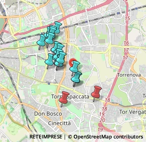 Mappa Via Francesco Maratti, 00172 Roma RM, Italia (1.4585)