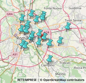 Mappa Via Francesco Maratti, 00172 Roma RM, Italia (6.8275)