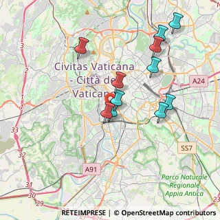 Mappa Via Giuseppe Marcora, 00153 Roma RM, Italia (3.82455)