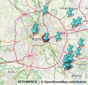 Mappa Via Cerveteri, 00183 Roma RM, Italia (9.653)