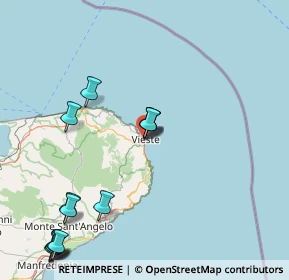 Mappa Via Brig. Sollitto, 71019 Vieste FG, Italia (21.83231)