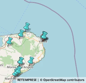 Mappa Viale Federico II, 71019 Vieste FG, Italia (20.10167)