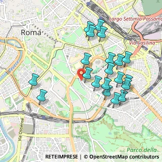 Mappa Via Pannonia, 00183 Roma RM, Italia (1.006)