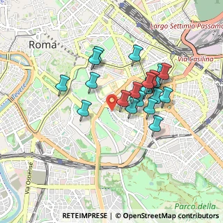 Mappa Via Pannonia, 00183 Roma RM, Italia (0.785)