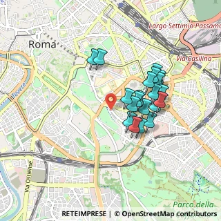 Mappa Via Pannonia, 00183 Roma RM, Italia (0.7725)