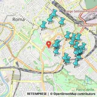 Mappa Via Pannonia, 00183 Roma RM, Italia (1.1055)