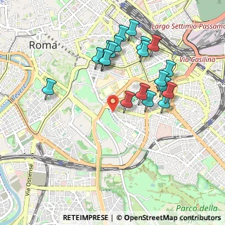Mappa Via Pannonia, 00183 Roma RM, Italia (1.018)