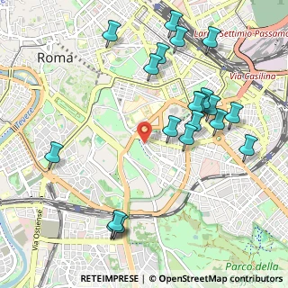 Mappa Via Pannonia, 00183 Roma RM, Italia (1.226)