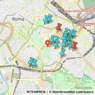 Mappa Via Pannonia, 00183 Roma RM, Italia (0.9125)