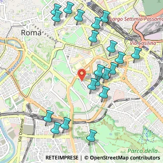 Mappa Via Pannonia, 00183 Roma RM, Italia (1.244)