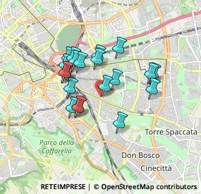 Mappa Piazza della Marranella, 00177 Roma RM, Italia (1.477)