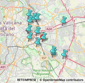 Mappa Piazza della Marranella, 00177 Roma RM, Italia (3.34615)