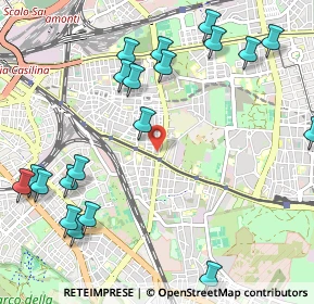 Mappa Piazza della Marranella, 00177 Roma RM, Italia (1.4095)