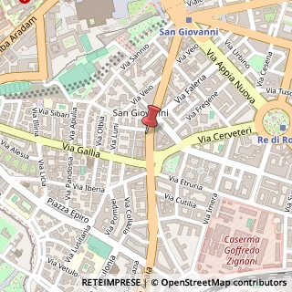 Mappa Via Magnagrecia, 94, 00183 Roma, Roma (Lazio)