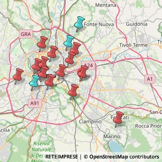 Mappa Via dei Meli, 00172 Roma RM, Italia (8.64824)