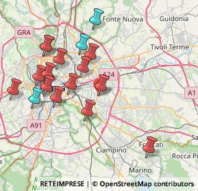 Mappa C-D, 00172 Roma RM, Italia (8.56389)