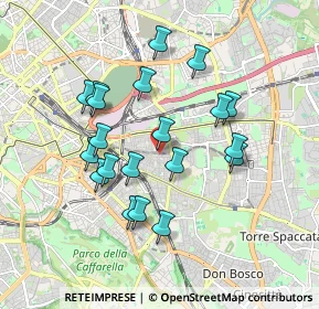 Mappa Via Roberto Malatesta, 00170 Roma RM, Italia (1.762)