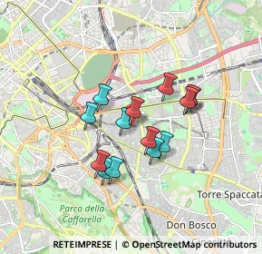 Mappa Via Roberto Malatesta, 00170 Roma RM, Italia (1.38143)